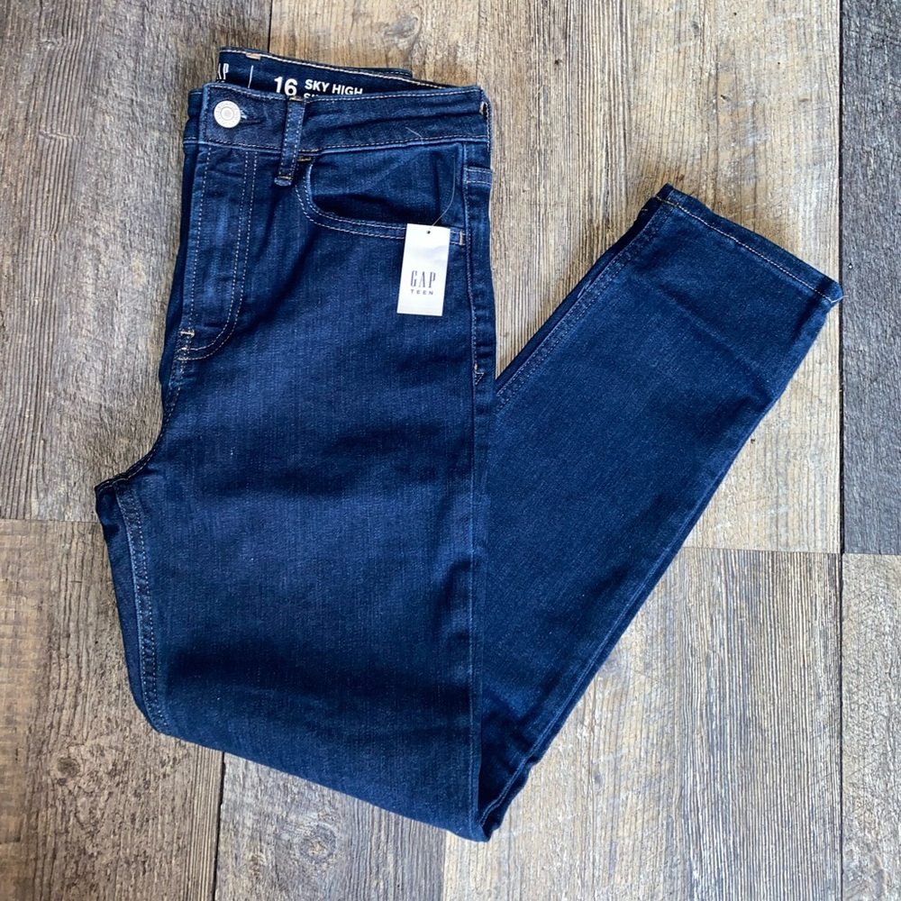 Teen Sky High Rise Skinny Ankle Jeans with Washwell